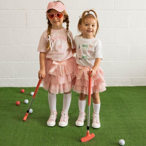 Sweet Wink Bow Golf Girl Short Sleeve T-shirt In White