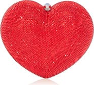 JUDITH LEIBER COUTURE Lamour Petite Coeur Heart Clutch