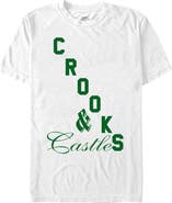 Crooks & Castles Men's Crooks & Castles Green Big Bold Logo  Graphic T-Shirt