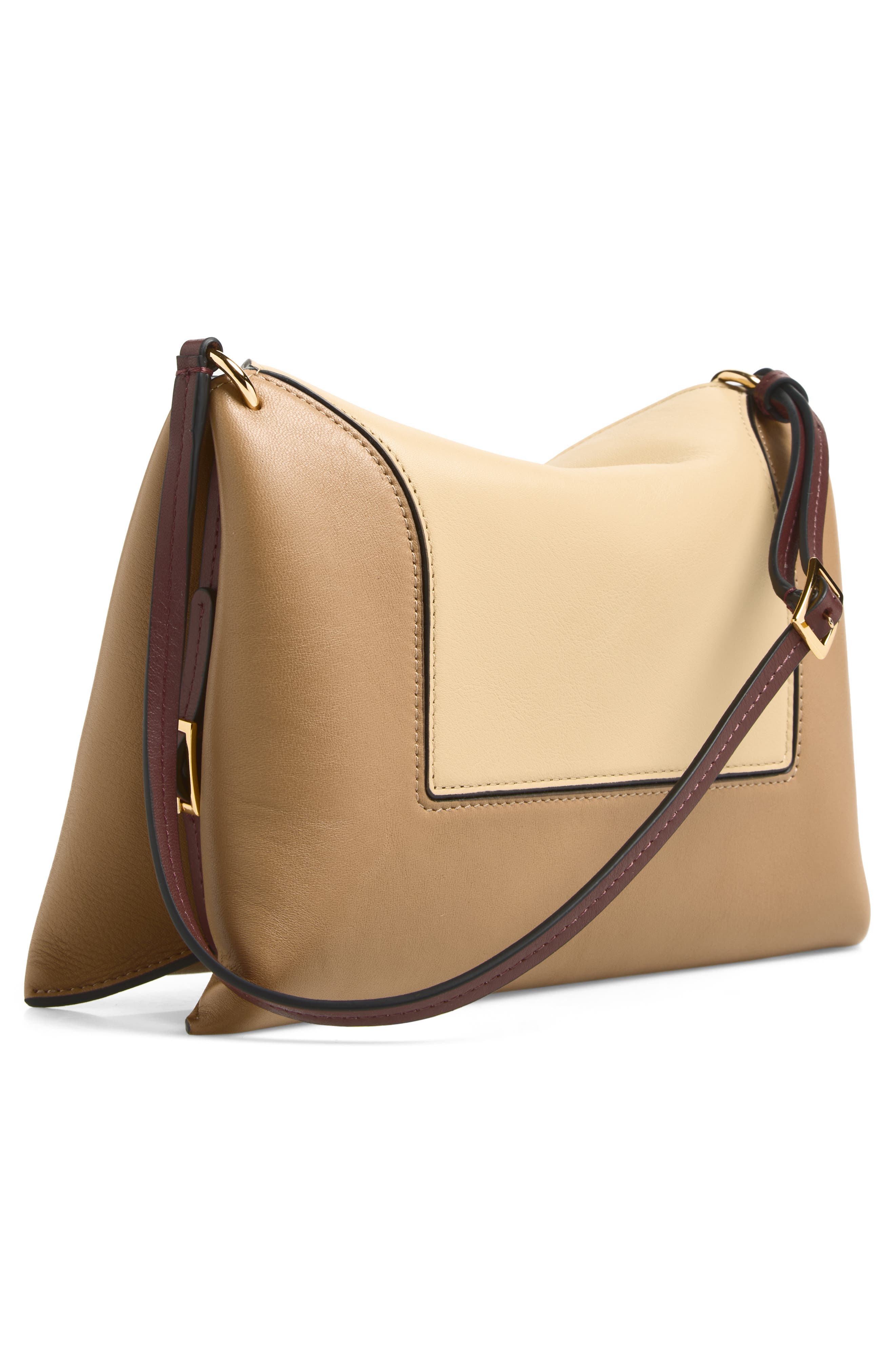 Wandler Penelope Slouch Leather Shoulder Bag, Alternate, color, Clay Shades