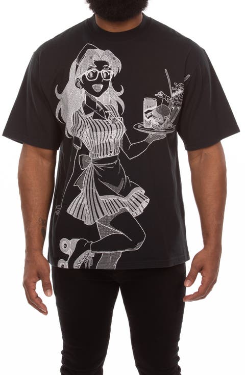 Order Up Cotton Jersey Graphic T-Shirt