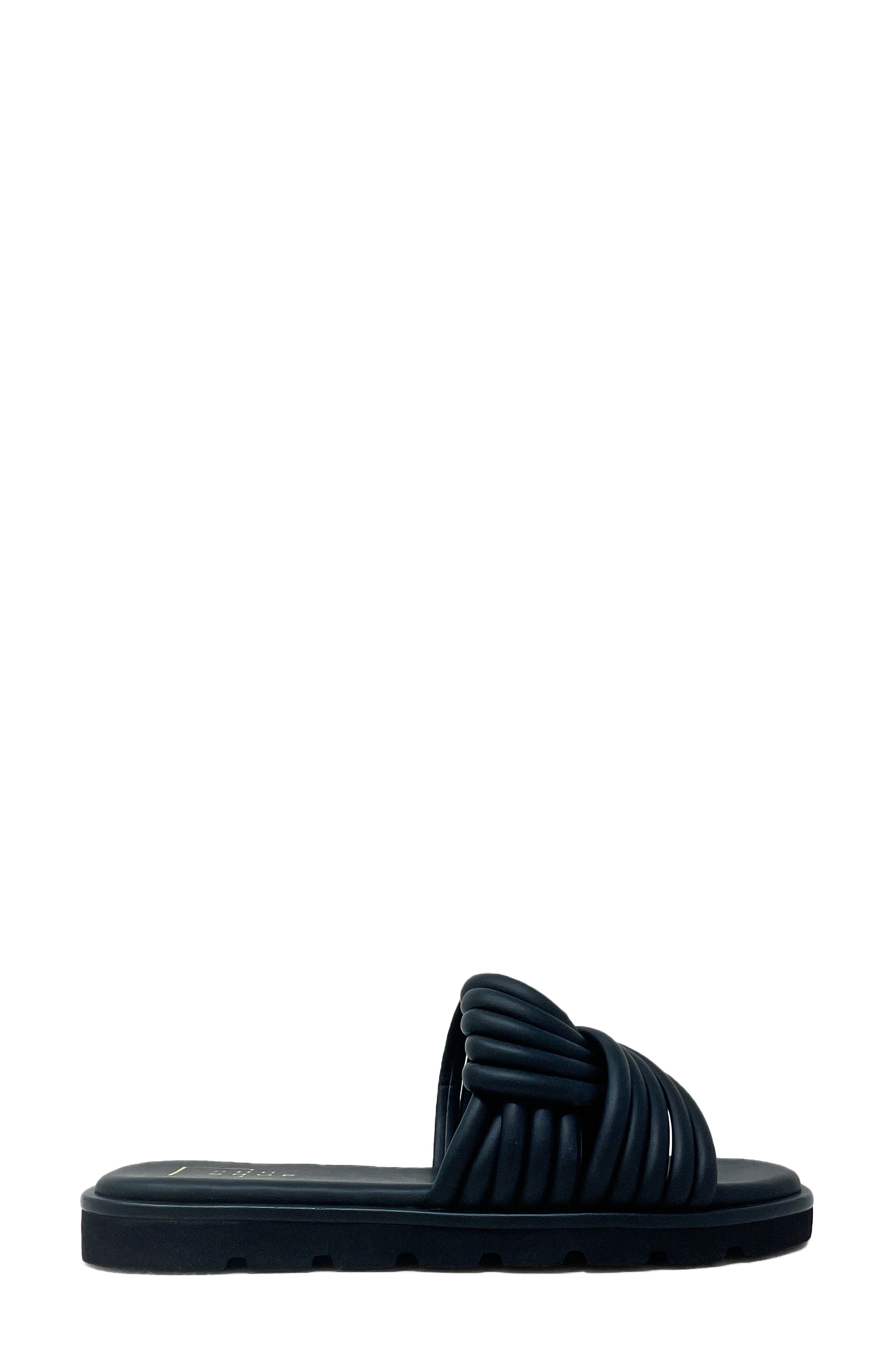 SHUSHOP Cairo Slide Sandal, Alternate, color, Black