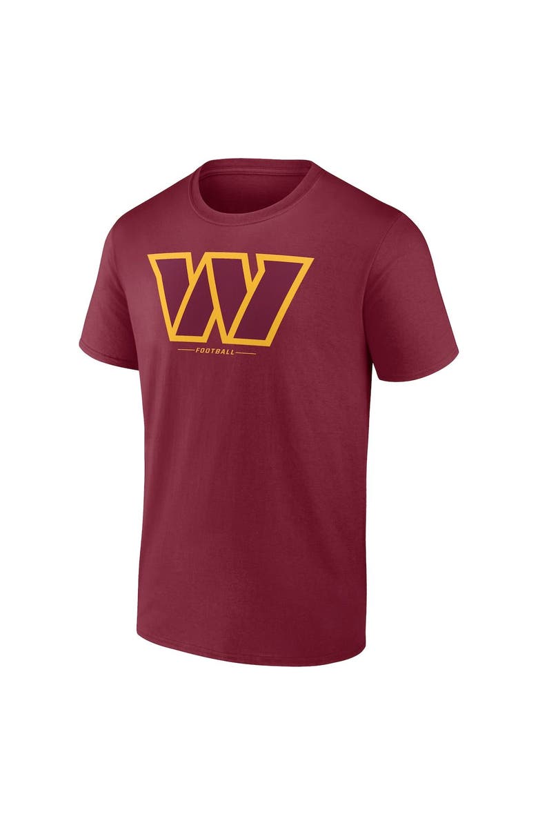 FANATICS Men's Fanatics Branded Burgundy Washington Commanders Team Lockup T-Shirt, Alternate, color,