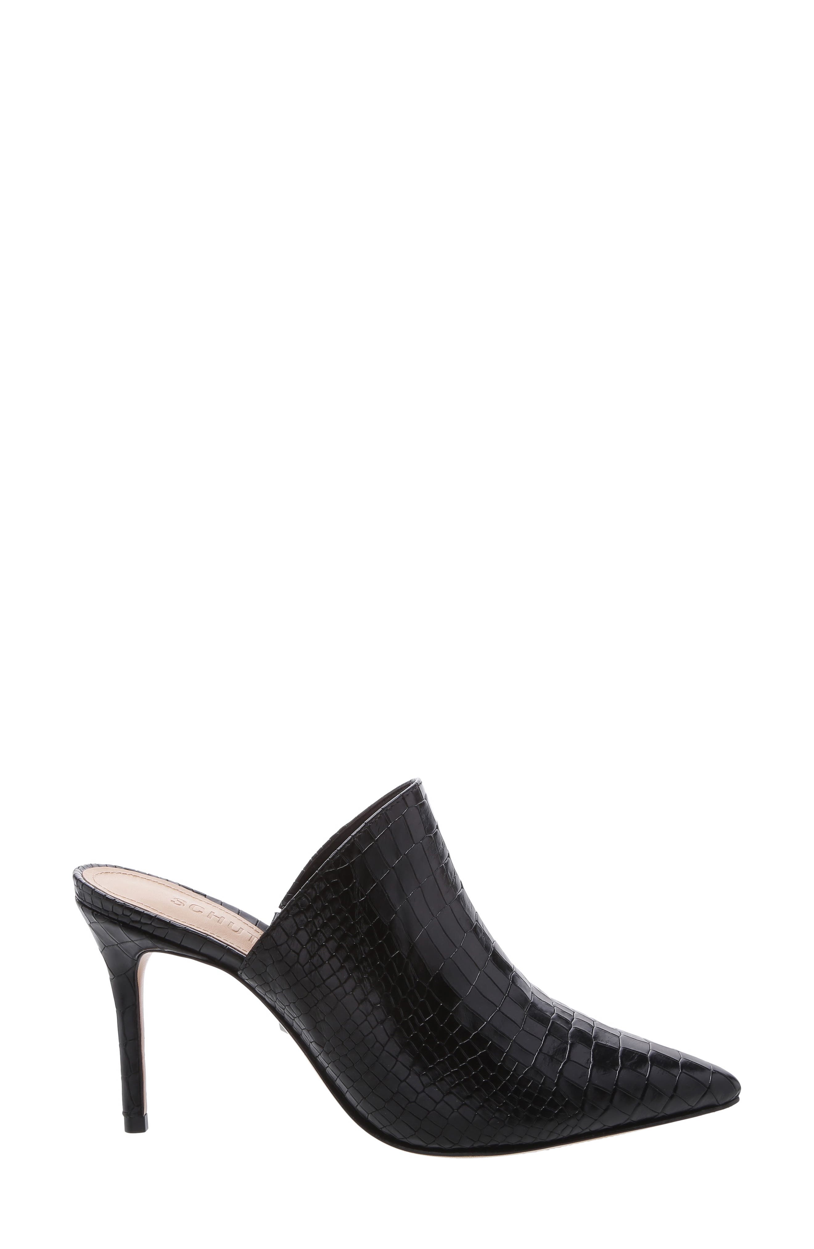 Schutz Bardot Pointed Toe Mule, Alternate, color, 