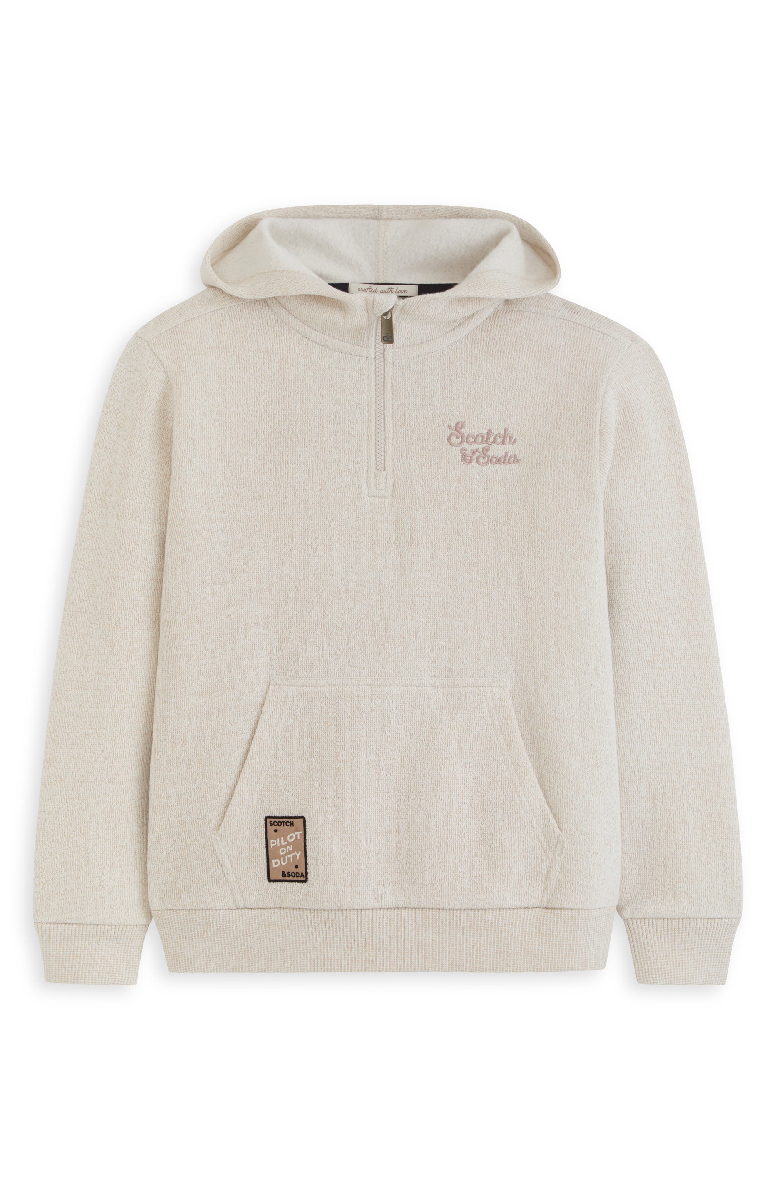 Kids' Fleece Quarter Zip Hoodie