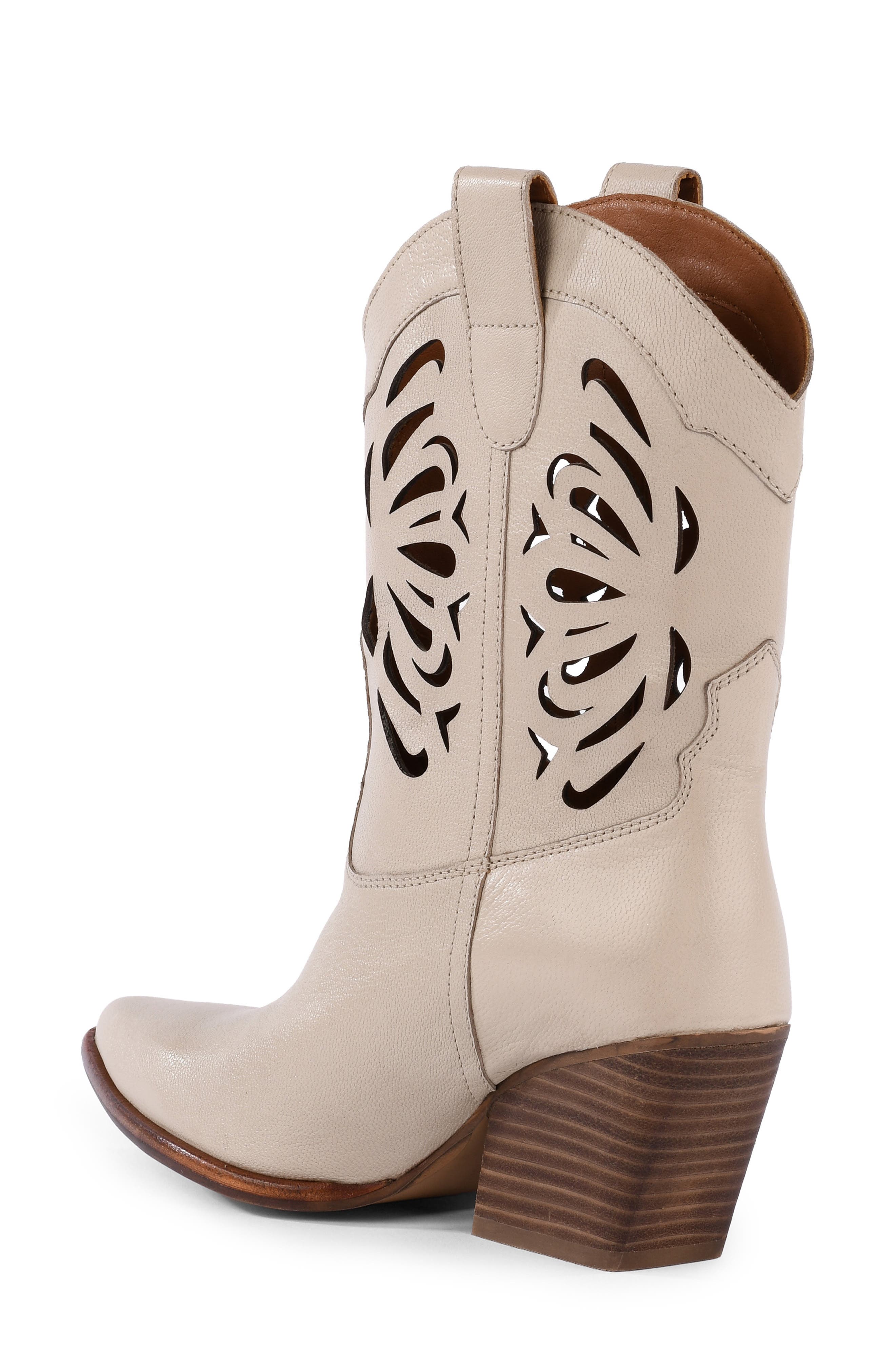 Go West Cowboy Boot, Alternate, color, OFF WHITE