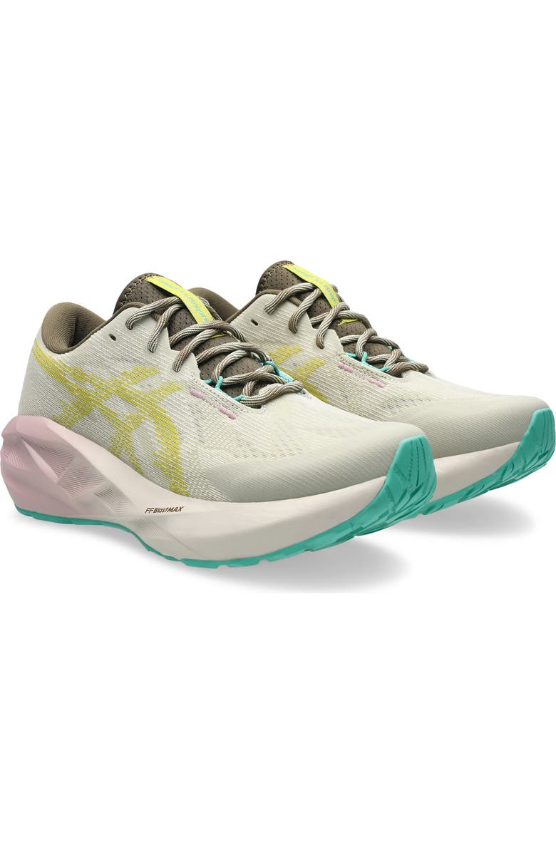 ASICS<sup>®</sup> Novablast 5 TR Hybrid Tail Running Shoe, Main, color, Light Dust/ Cacti