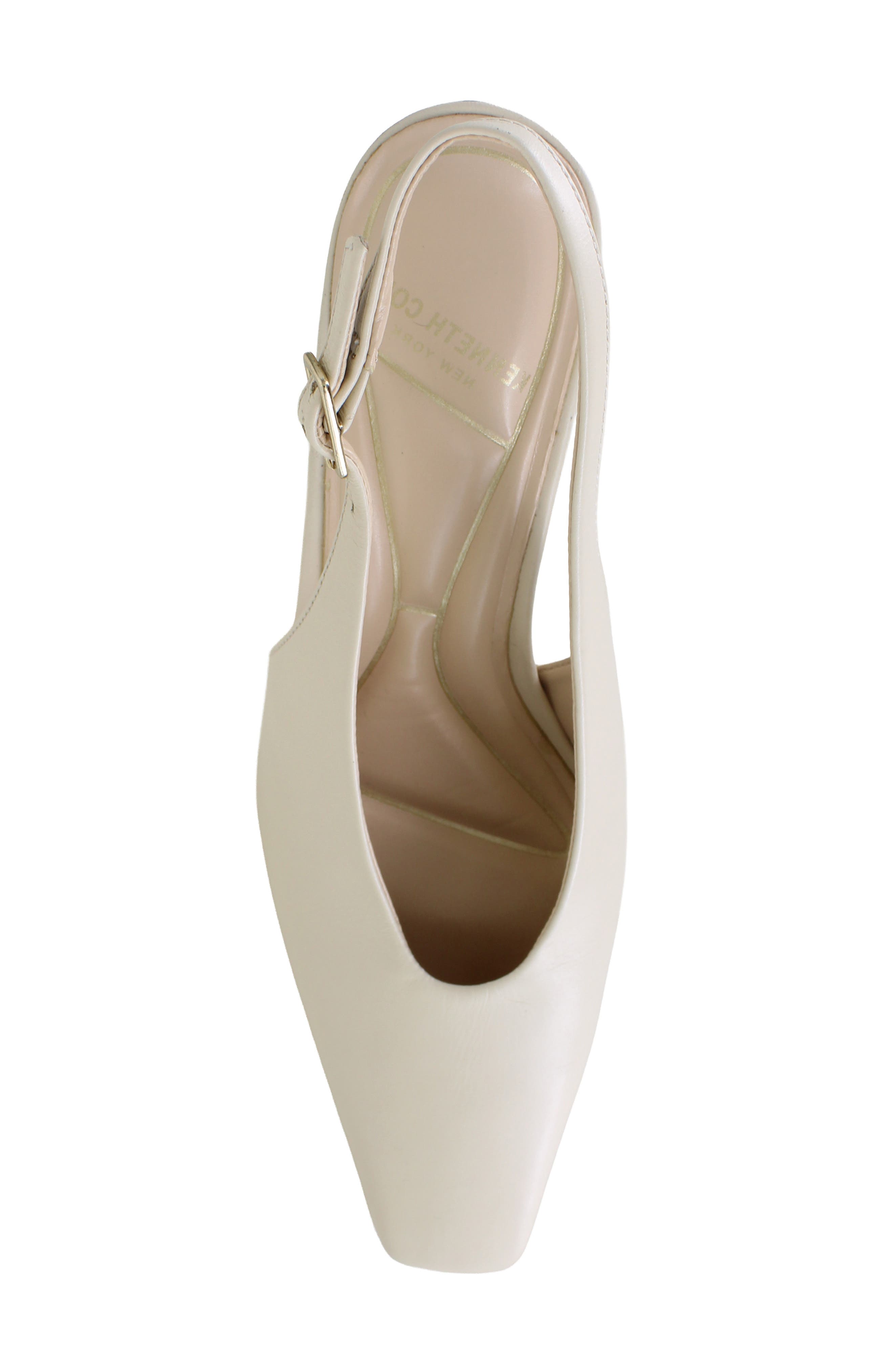 Aerial Slingback Pump, Alternate, color, IVORY LEATHER