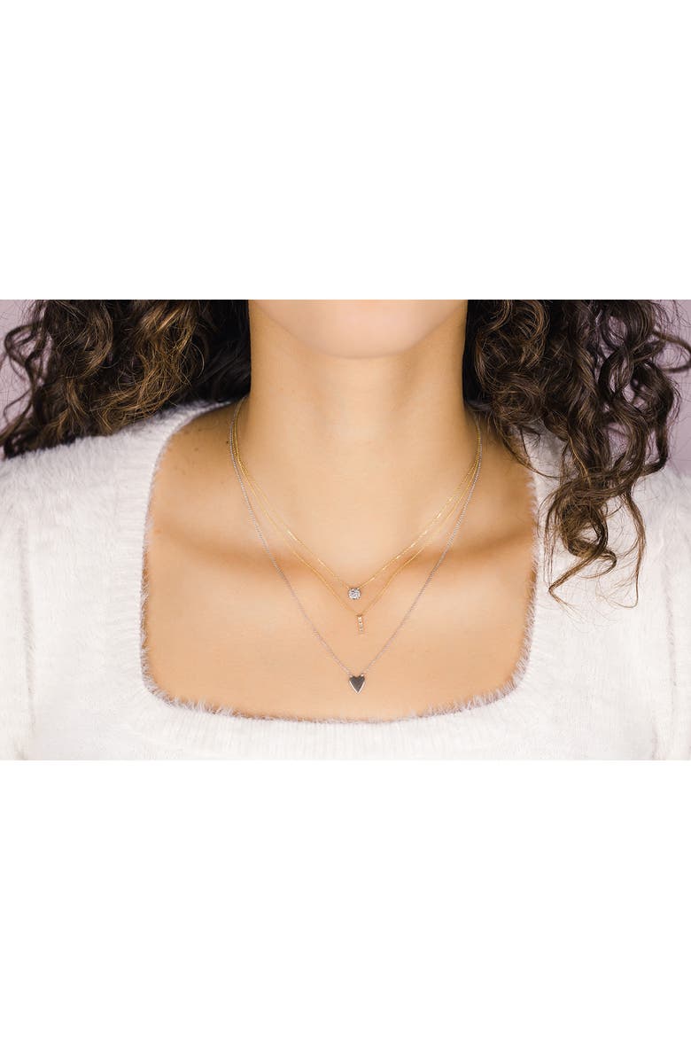 Dana Rebecca Designs Lauren Joy Diamond Disc Pendant Necklace, Alternate, color,