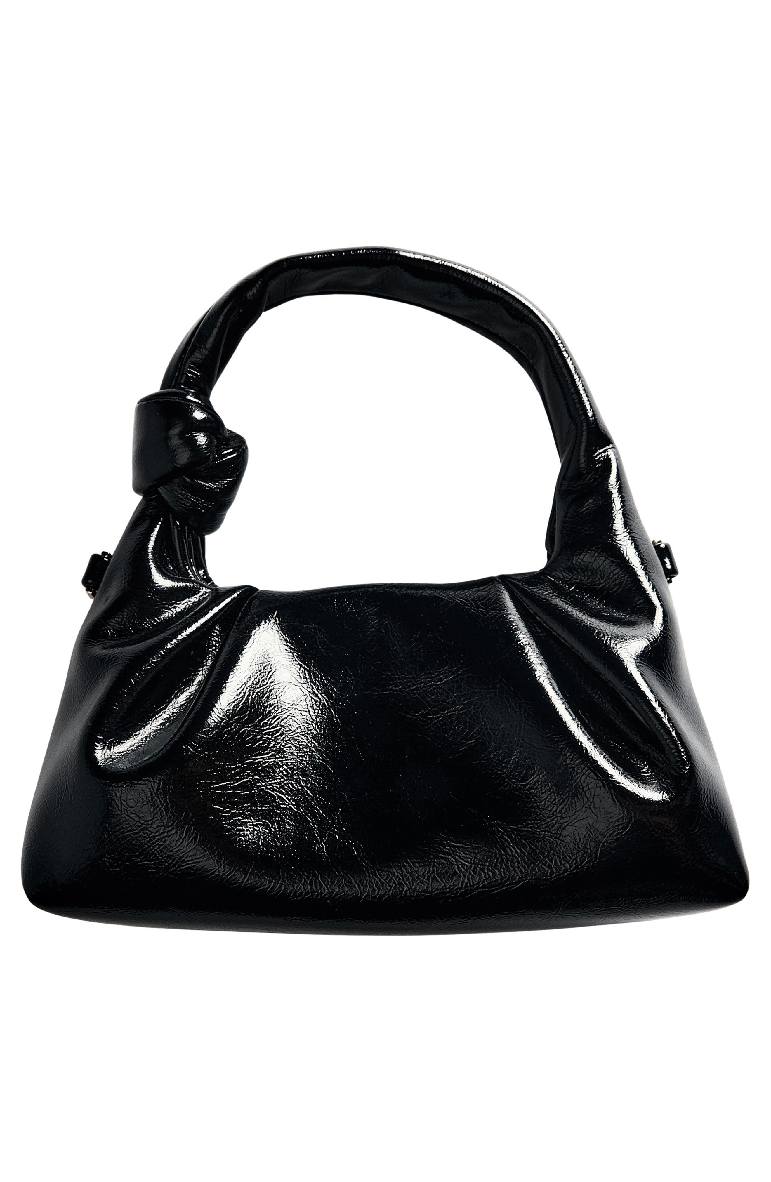 MANGO Mini Faux Leather Handbag, Alternate, color, 
