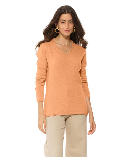 Ultra-Light Pure Cashmere V-Neck Sweater