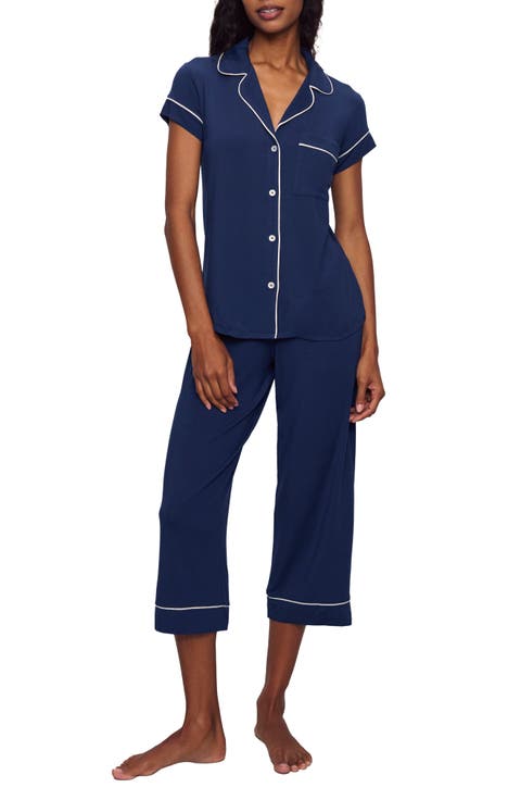 Gisele Short Sleeve Cropped Pajamas
