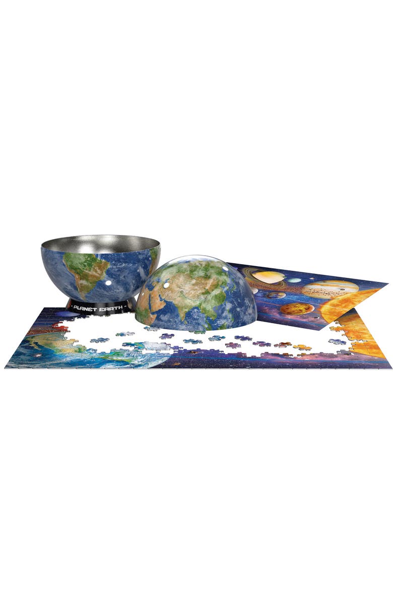 Eurographics Puzzle Tin Planet Earth 550 Piece, Alternate, color, Multicolored