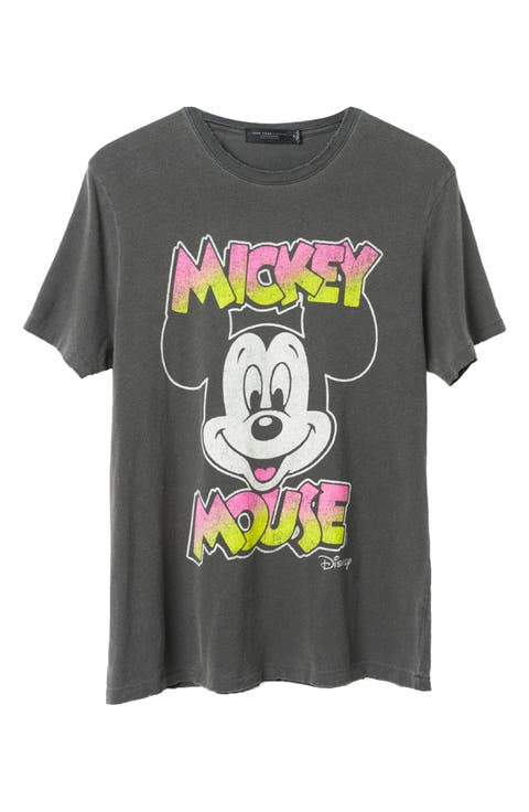 Retro Mickey Cotton Graphic T-Shirt