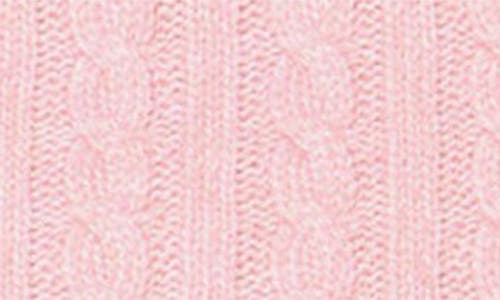 Walter Baker Gia Cable Stitch Sweater Miniskirt In Pink