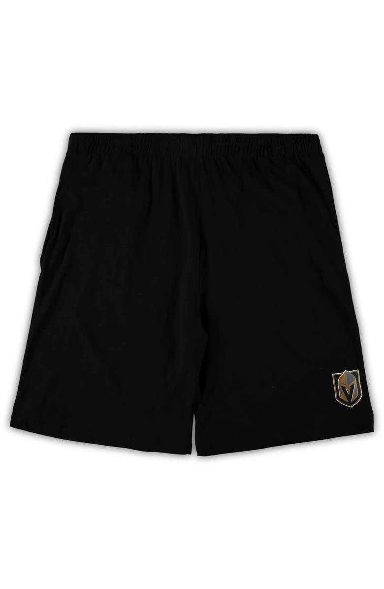 CONCEPTS SPORT Men's Concepts Sport Black/Heathered Charcoal Vegas Golden Knights Big & Tall T-Shirt & Shorts Sleep Set, Alternate, color, Black