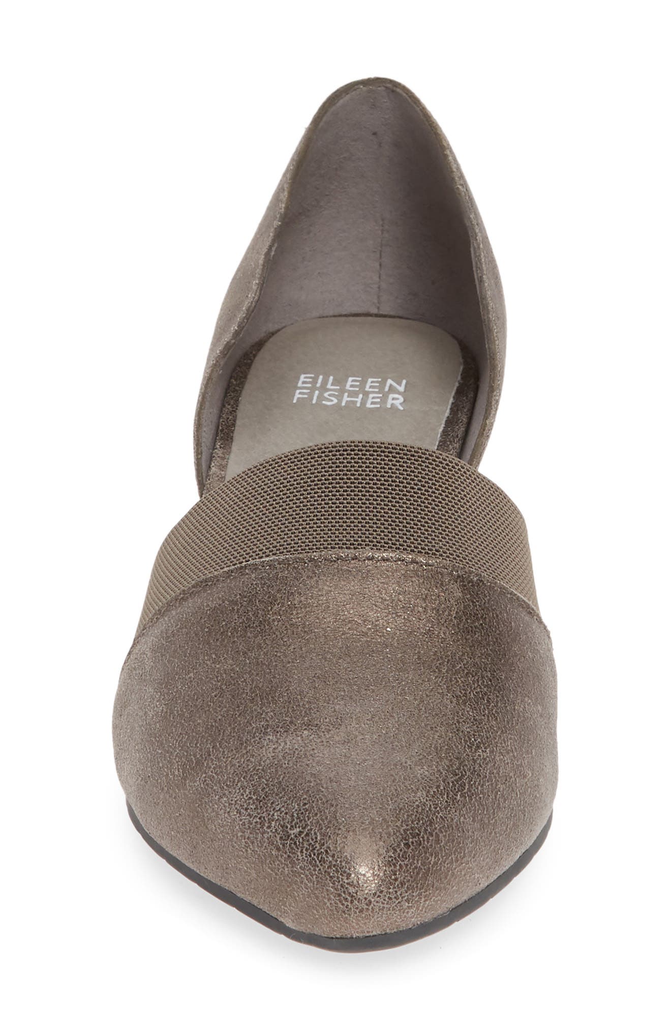 Hilly d'Orsay Pump, Alternate, color, PEWTER SUEDE