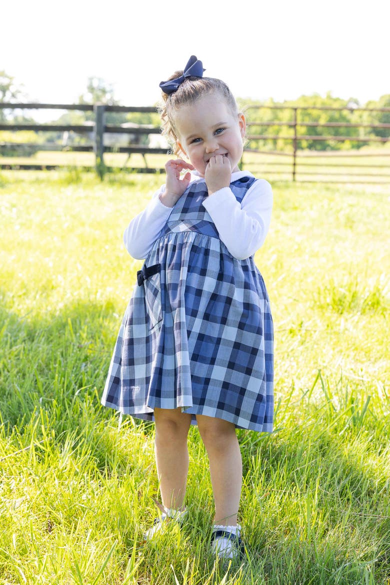 Plaid Jumper with Pocket, Alternate, color, Blue & Navy Plaid