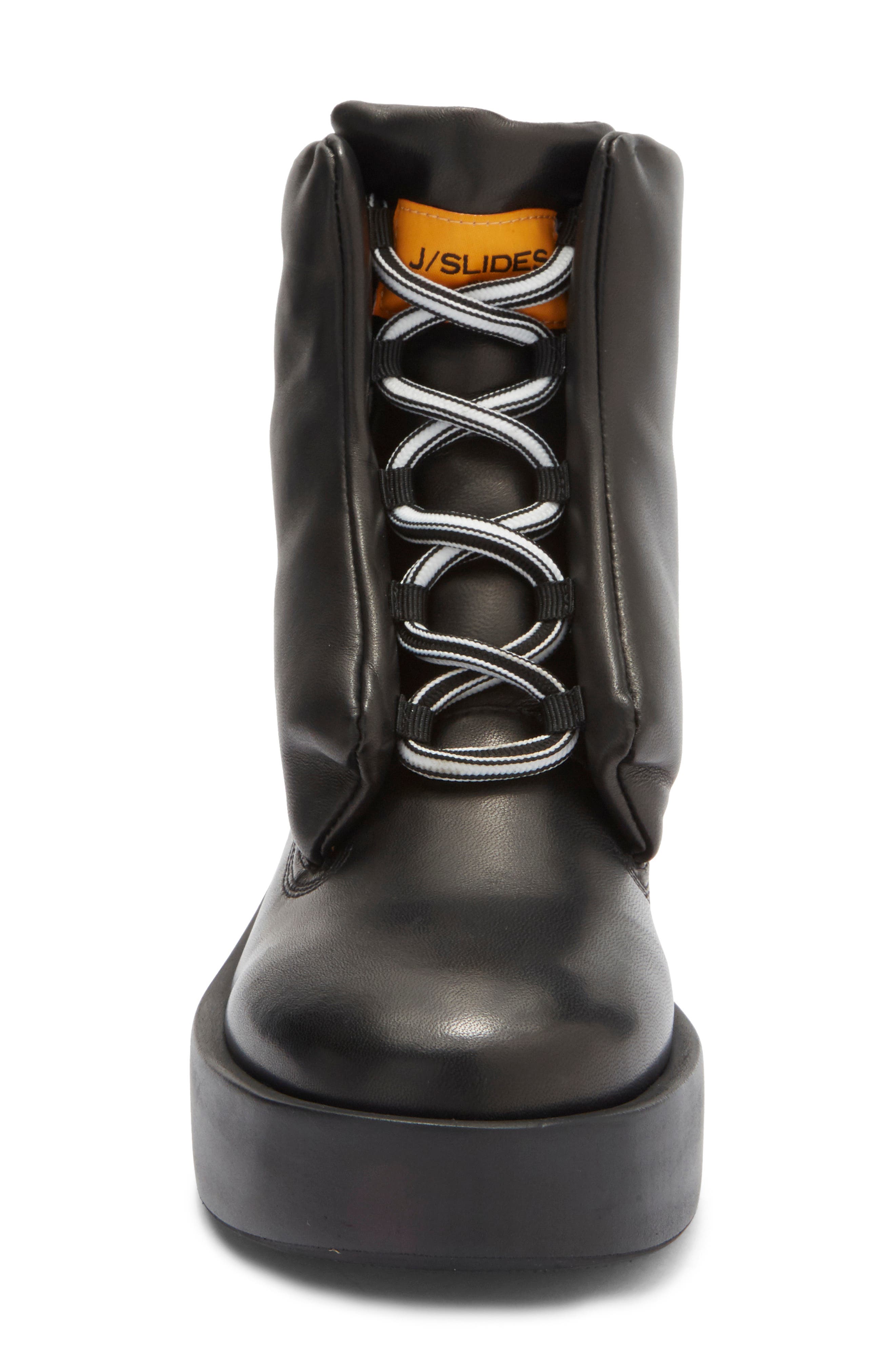 JSlides Darina Lace-Up Boot, Alternate, color, Black