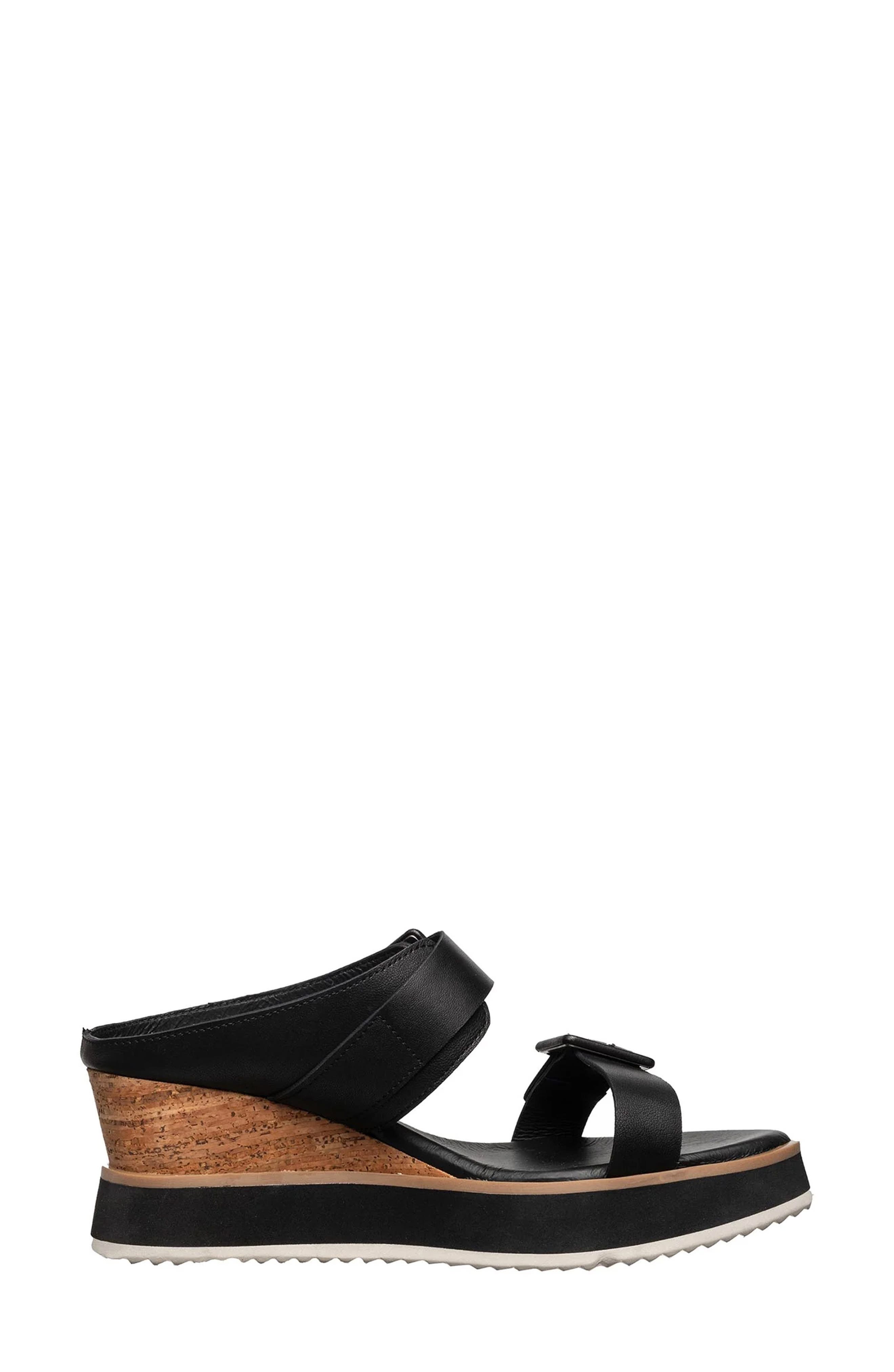 ANTELOPE Dolly Platform Wedge Sandal, Alternate, color, Black
