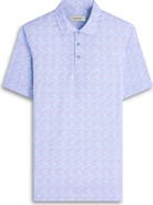Bugatchi Victor OoohCotton® Leaf Print Polo