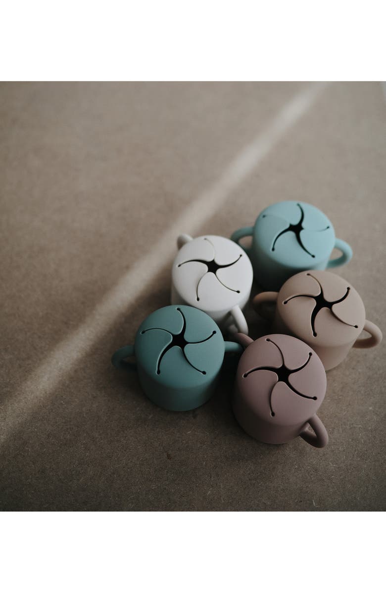 Mushie Silicone Snack Cup, Alternate, color, Shifting Sand