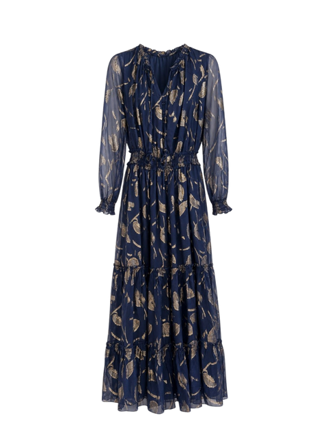 Radcliff Foil Detail Maxi Dress