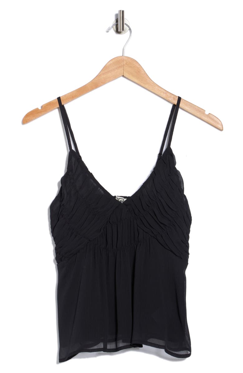 Robert Rodriguez Vickie Shirred Camisole, Alternate, color, Black