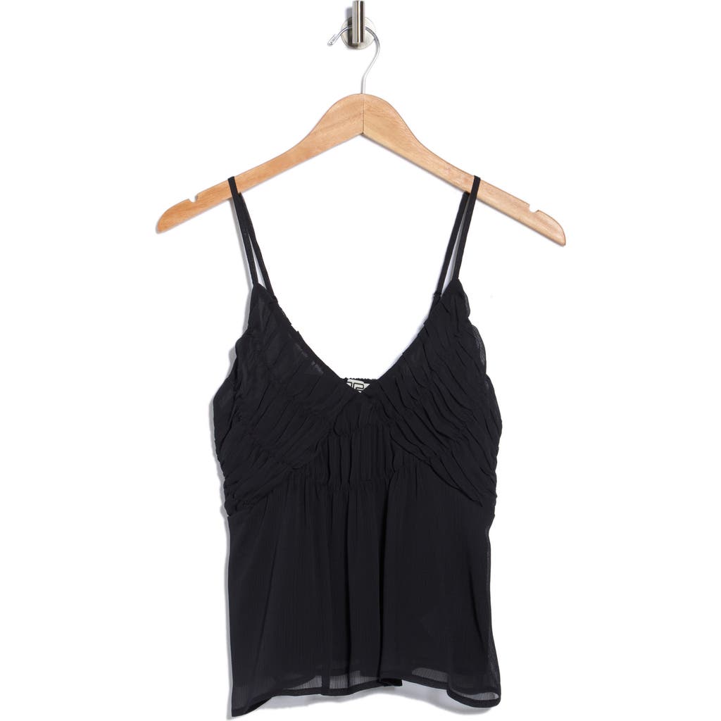 Robert Rodriguez Vickie Shirred Camisole In Black