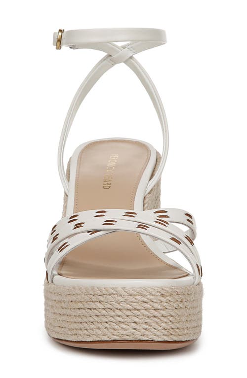 Veronica Beard Philene Platform Wedge Sandal In Coconut