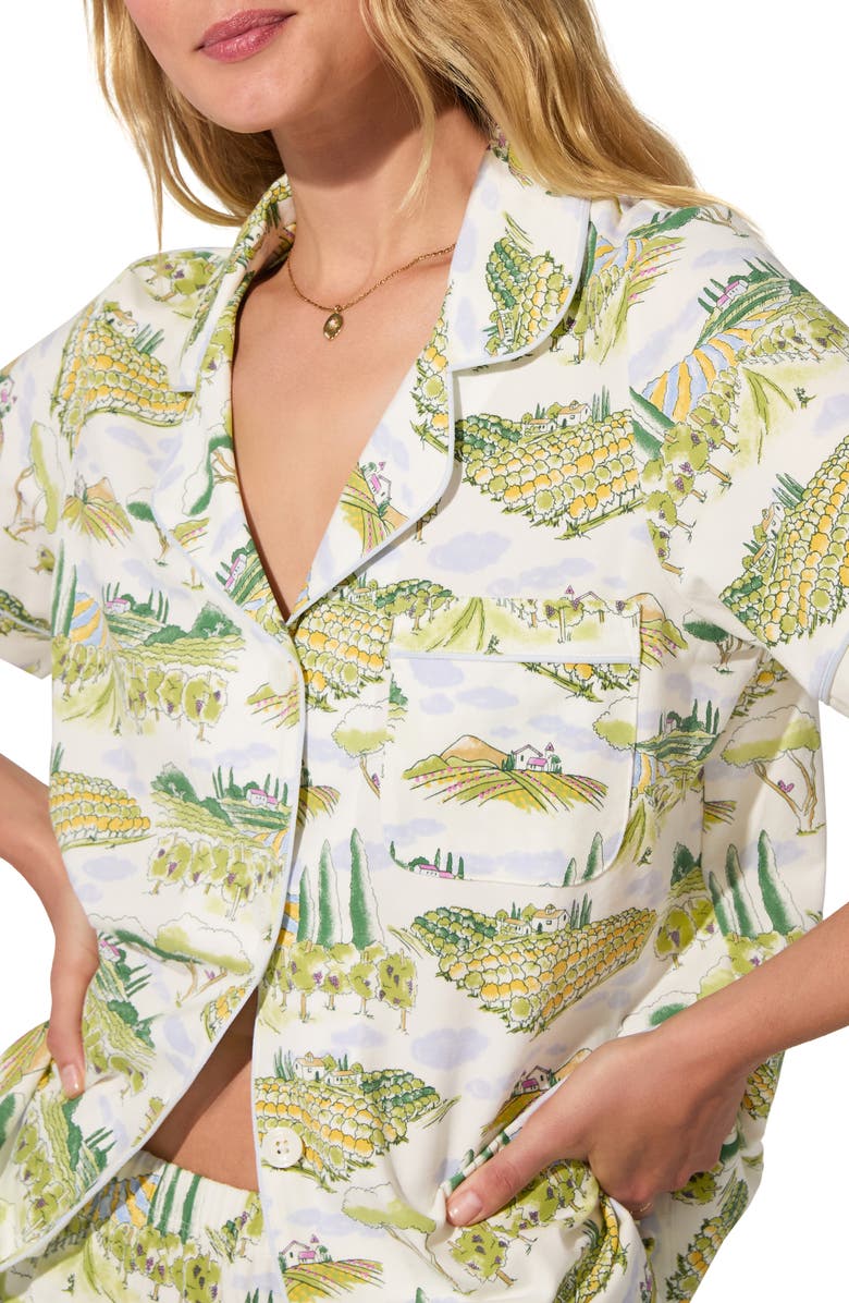 BedHead Pajamas Print Jersey Short Pajamas, Alternate, color, 