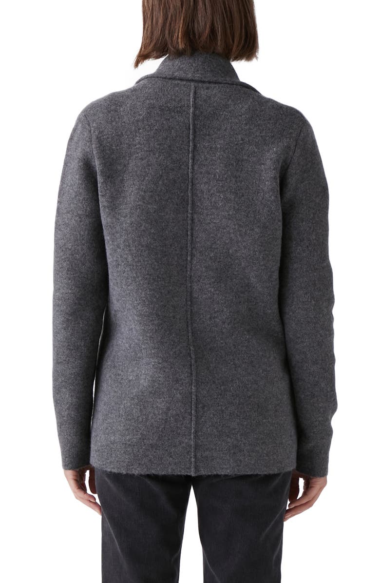 Michael Stars Diana Knit Blazer, Alternate, color, Charcoal