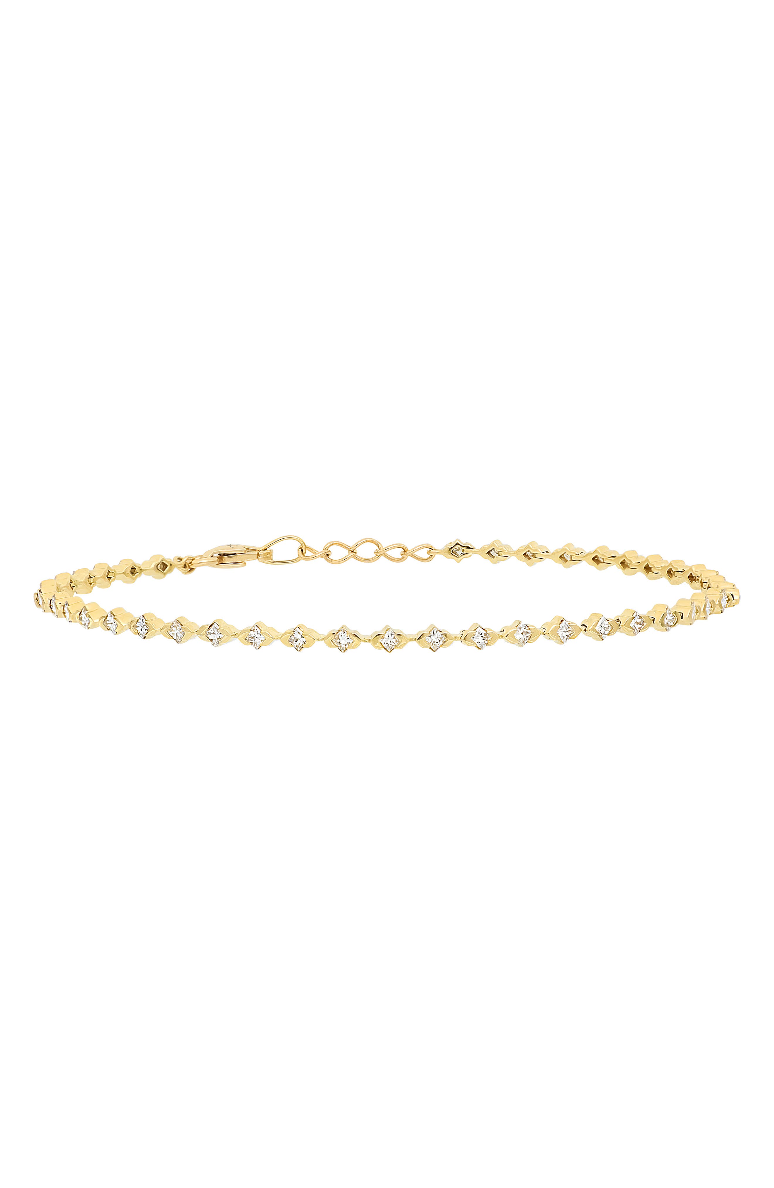 18k Gold Diamond Tennis Bracelet