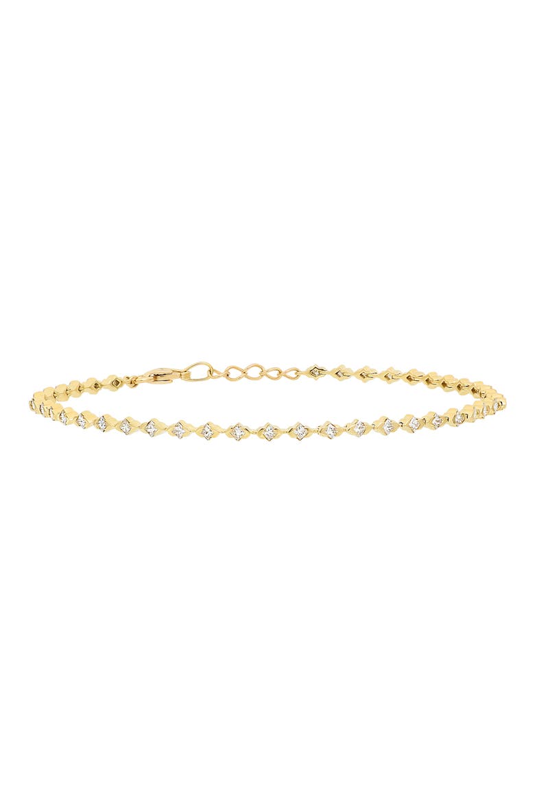 18k Gold Diamond Tennis Bracelet, Main, color, 0.93CTW