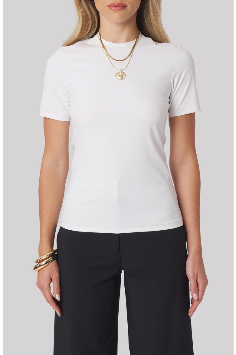 Regina Performance T-Shirt, Main, color, WHITE