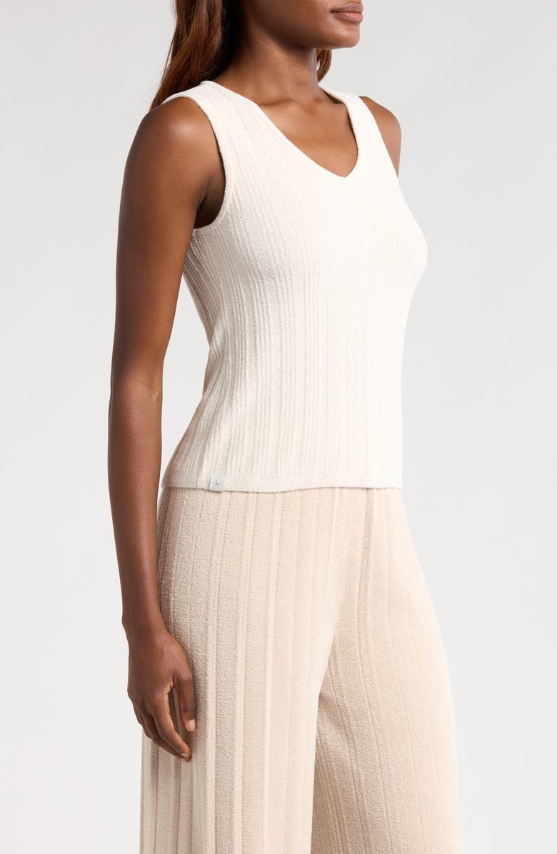 Barefoot Dreams<sup>®</sup> CozyChic Ultra Lite<sup>®</sup> Rib V-Neck Tank, Alternate, color, Sand Dune