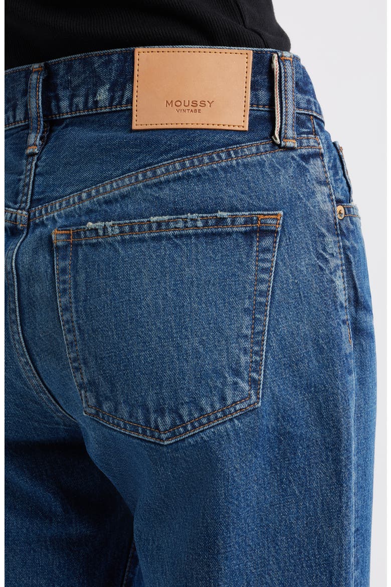 Cranston High Waist Ankle Jeans, Alternate, color, DARK BLUE