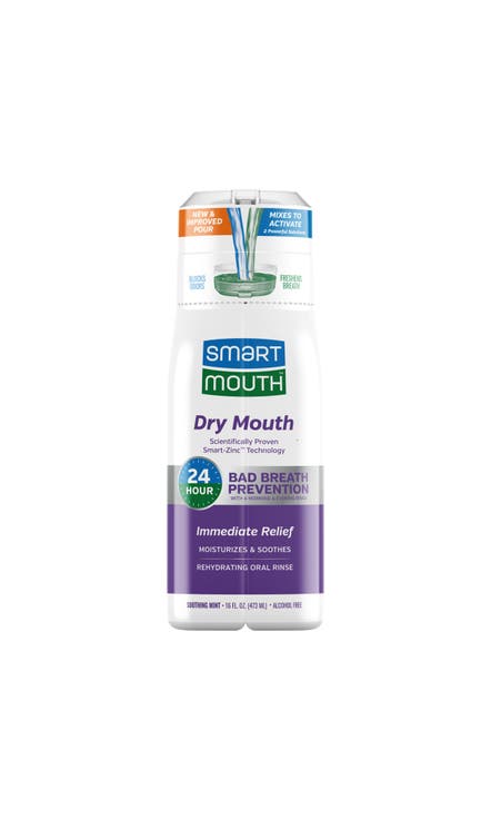 Dry Mouth Zinc Activated Mouthwash Soothing Mint 16 fl oz