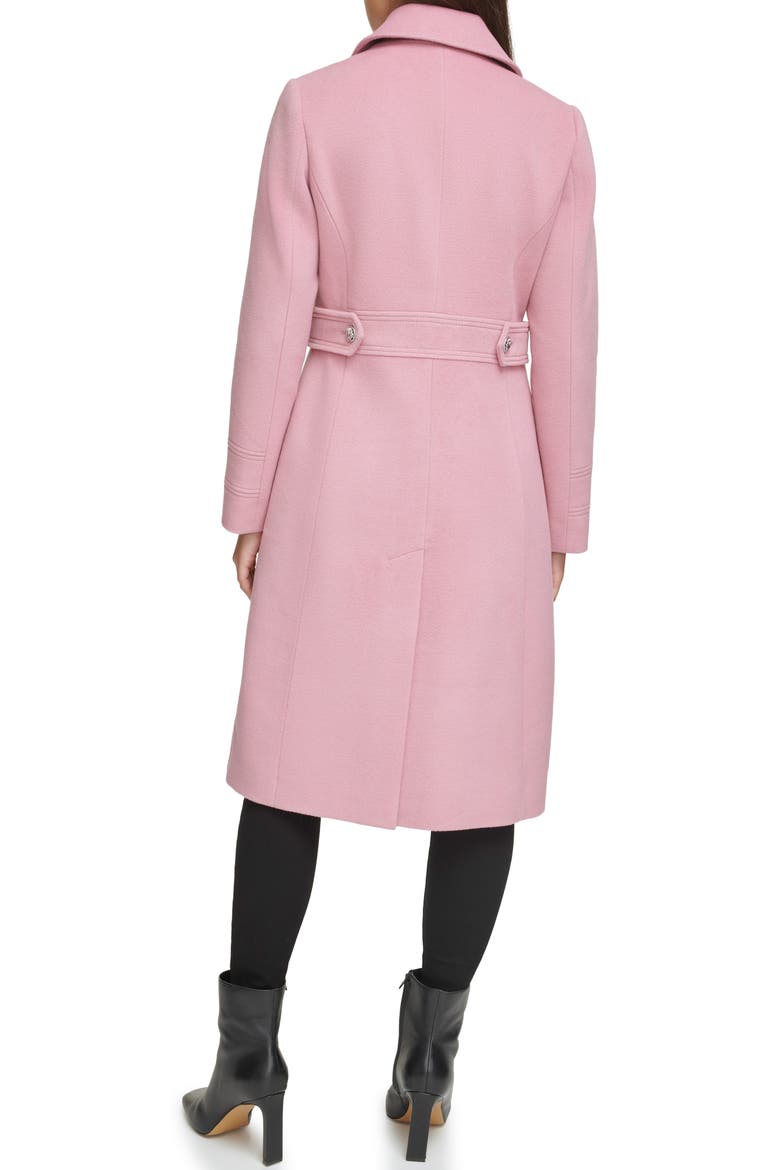 Notch Lapel Military Coat, Alternate, color, PINK
