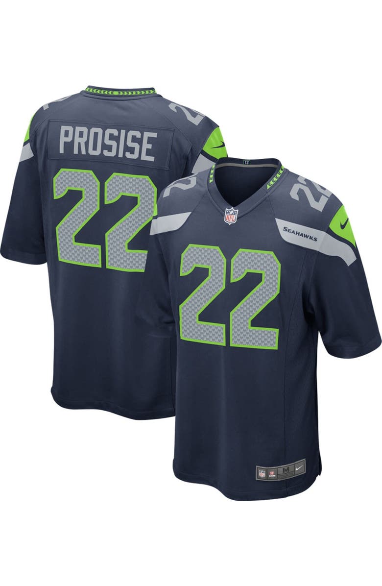 Nike Youth Nike C.J. Prosise College Navy Seattle Seahawks Game Jersey, Main, color, 