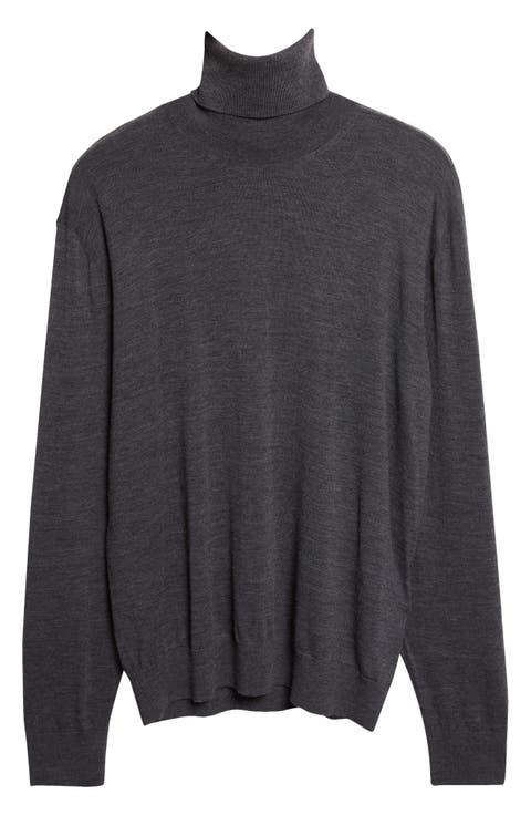 Ultrafine Merino Wool Turtleneck Sweater