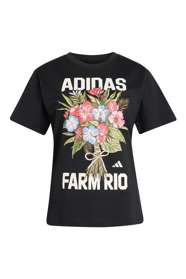 x FARM Rio Graphic T-Shirt, Alternate, color, BLACK/CREAM WHITE/MULTICOLOR