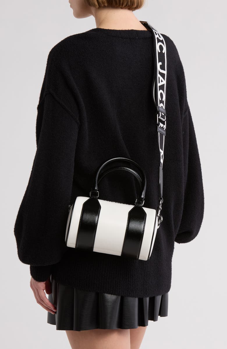 Marc Jacobs Two Tone Leather Barrel Bag, Alternate, color,
