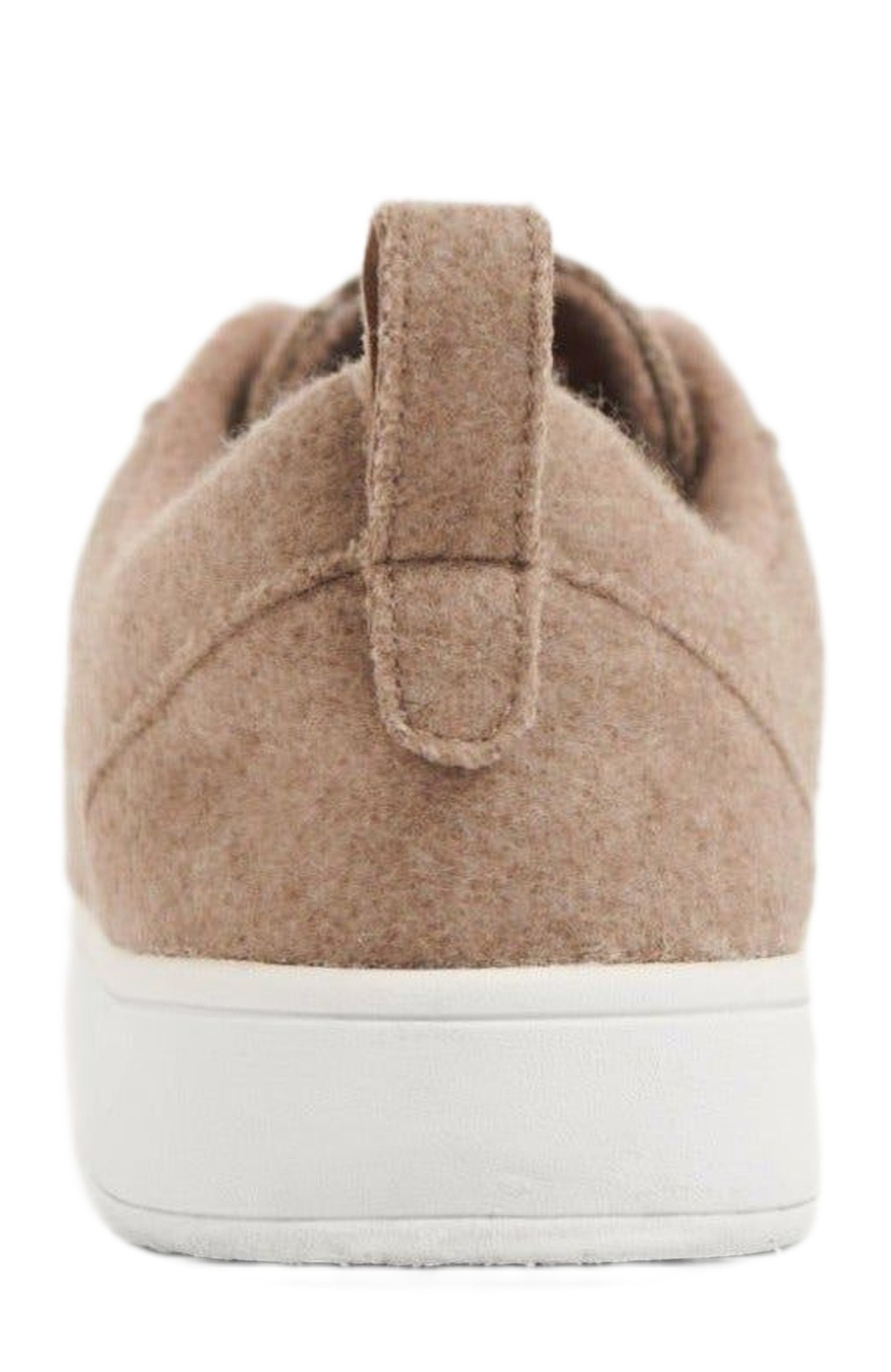 Cashmere Low Ankle Sneakers, Alternate, color, taupe