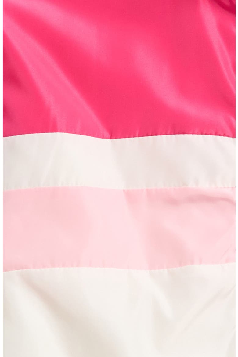 Kids' Track Windbreaker Jacket, Alternate, color, PINK IVORY COLOR BLOCK