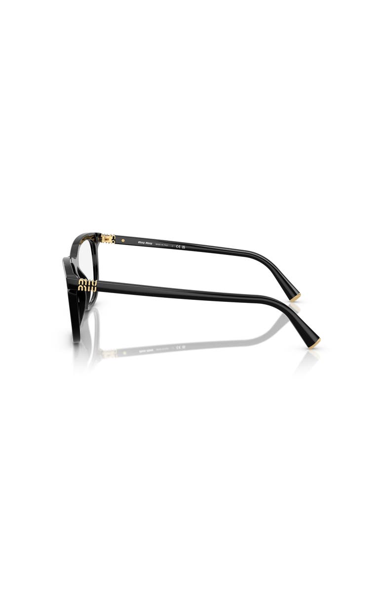 Miu Miu 54mm Phantos optical glasses, Alternate, color, Black