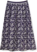 Cartolina Celine Eyelet Midi Skirt