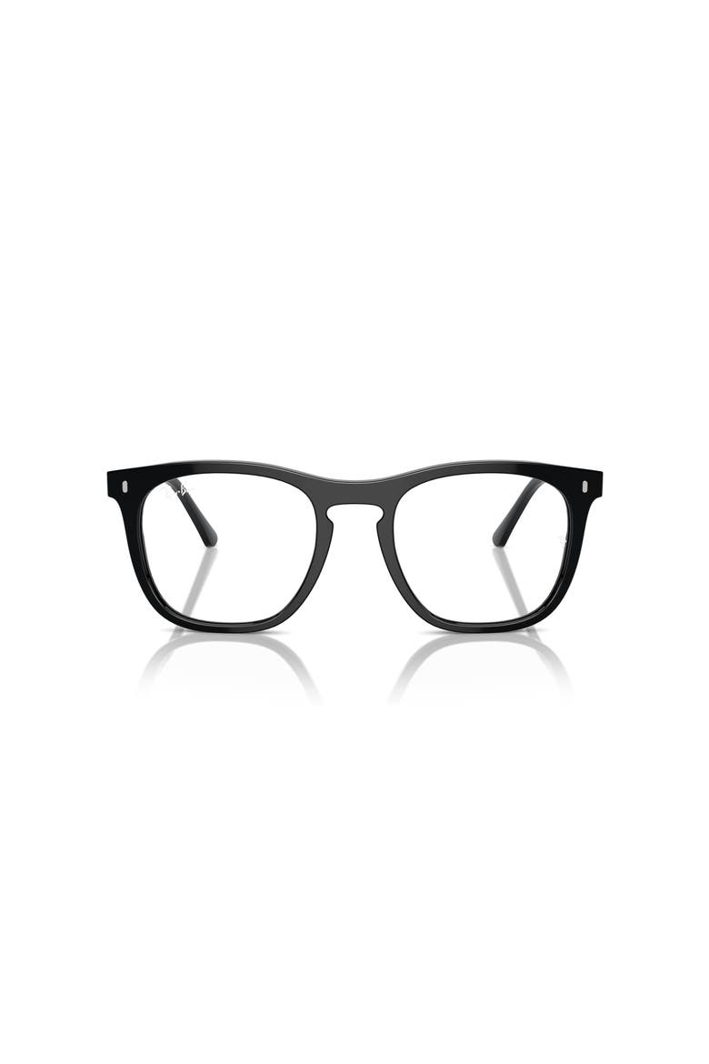53mm Square optical glasses, Alternate, color, Black