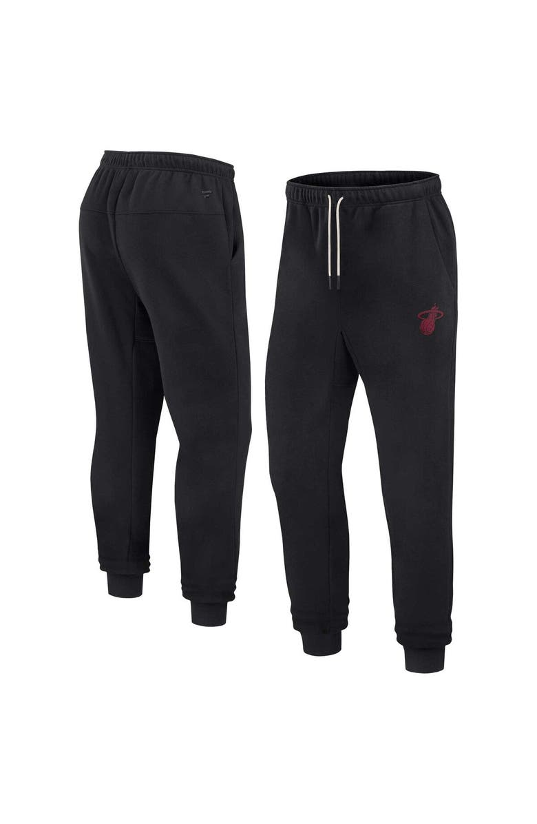 Fanatics Signature Unisex Fanatics Black Miami Heat Elements Super Soft Fleece Jogger, Main, color, Black