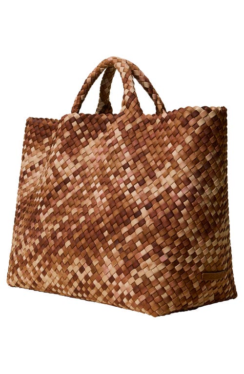 Naghedi Large St. Barths Watercolor Tote In Brown